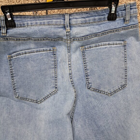 3815 Size XL/ 14 High Waist Barrel Look Jeans. - Picture 5 of 7